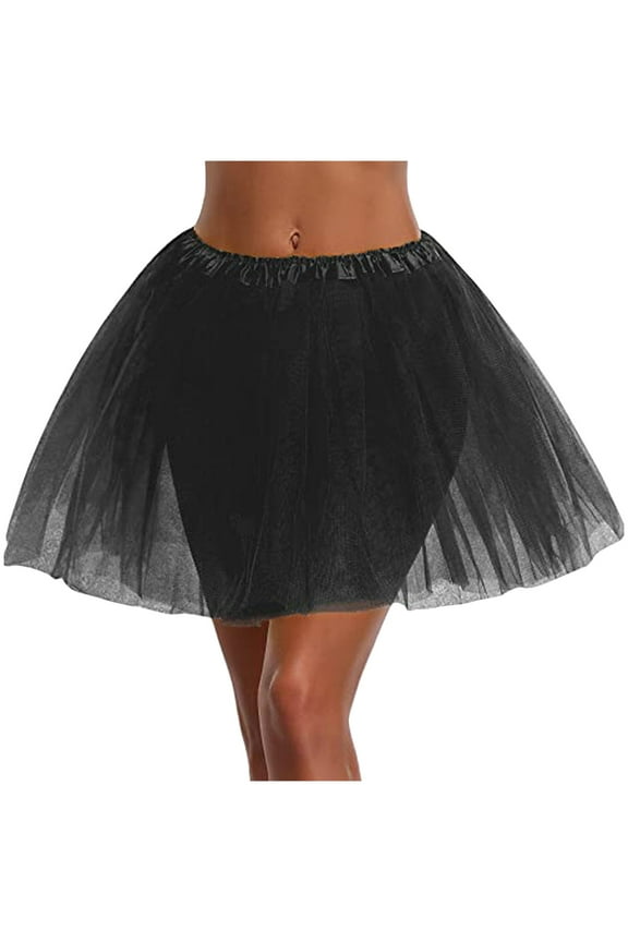 Tutus for Women 3 Layered Colorful Running Short Skirt Rave Dance Dress Tutus