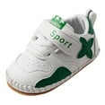 thumbnail image 1 of Mepaouo Unisex Baby Shoes Boys Girls Sneakers Non Slip Toddler Crib First Walker Shoes 0-24 Months, 1 of 5