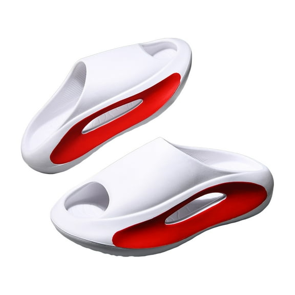 Mepaouo Unisex Sports Chunky Dad Sandals Women Men Arch Support Mules Clogs Peep Toe Recovery Slides