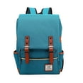 thumbnail image 1 of Mepaouo Vintage Laptop Backpack for Women Men Water Resistant Travelling College Flap Bookbag(Sky Blue), 1 of 5