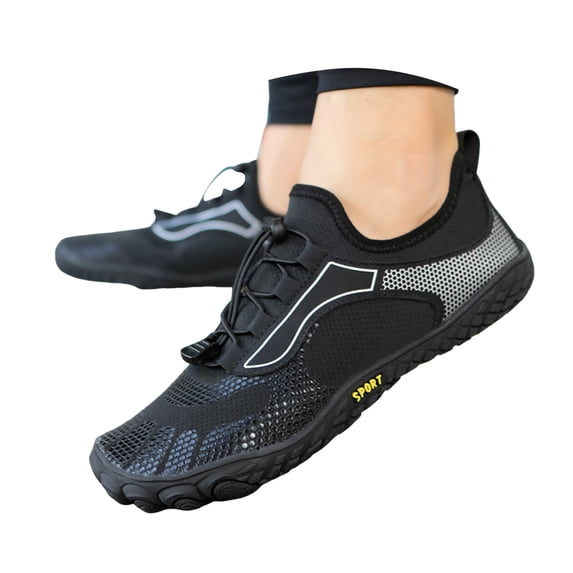 Mepaouo Water Shoes Men Women Beach Barefoot Aqua Socks Wide Swim Walking Shoes for Hiking Diving Surfing