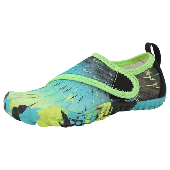 Mepaouo Water Shoes for Kids Boys Girls Beach Sports Swim Pool Aqua Socks Barefoot Shoes 5-13Y