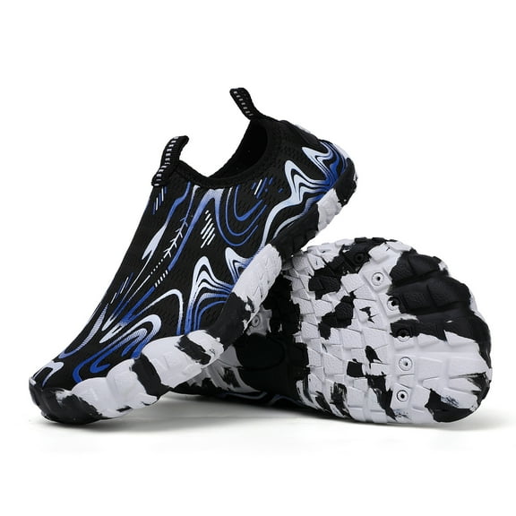Mepaouo Water Shoes for Toddler Kids Boys Girls Barefoot Aqua Socks Quick Dry Beach Sports Shoes Black