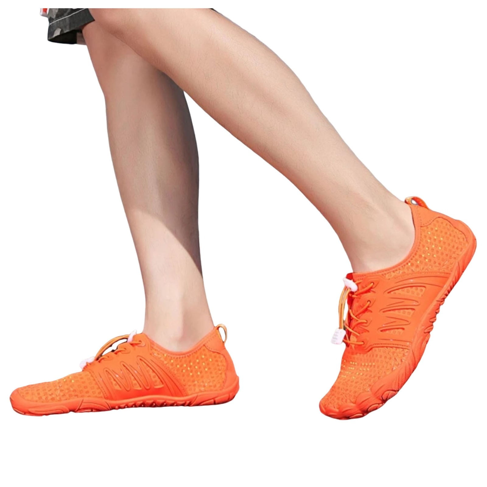 Mepaouo Water Shoes for Women Men Breathable Quick-Dry Barefoot Hiking Athletic Surf Pool Swim Shoes