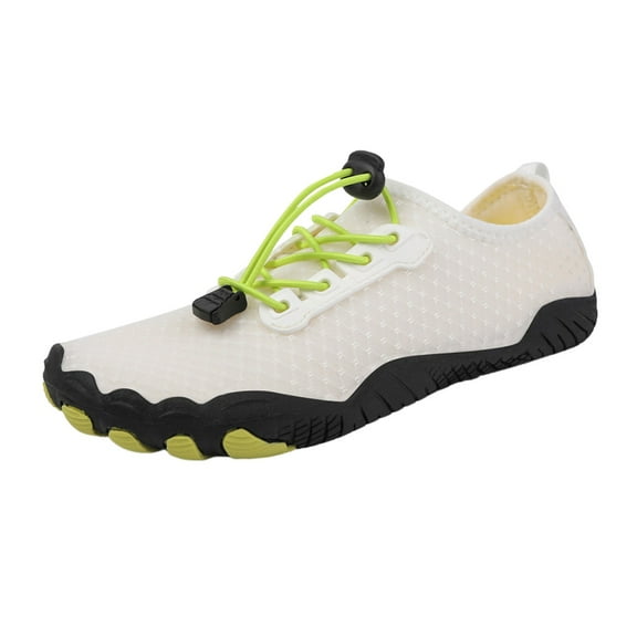 Mepaouo Water Shoes for Women Men Wide Toe Box Barefoot Running Sneakers Breathable Slip on Flats