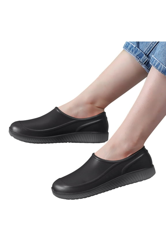 Waterproof Rain Garden Shoe for Women Outdoor Slip on Garden Clog Camp Booties for Farming