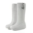 thumbnail image 1 of Mepaouo Waterproof Snow Boots for Women Mid Wide Calf Platform Outdoor Walking Winter Boots(White,7.5), 1 of 5