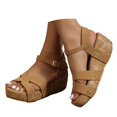 thumbnail image 1 of Mepaouo Wedge Sandals for Women Dressy Summer Beach Espadrilles Cork Platform Casual Walking Shoes, 1 of 8