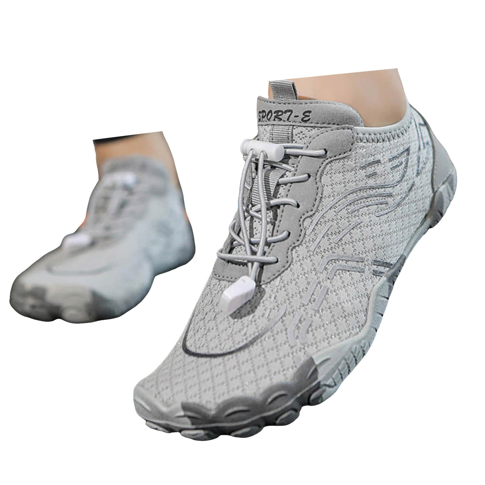 Mepaouo Wide Water Shoes for Men Women Waterproof Quick Dry Barefoot Shoes Hiking Surfing Walking