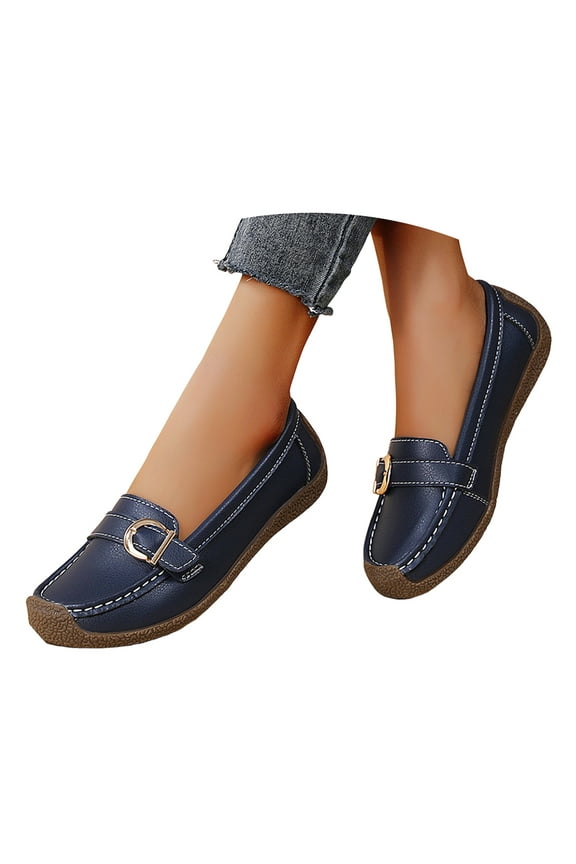 Women Loafers Breathable Casual Slip on Boat Shoes Comfort Ladies Driving Walking Moccasins