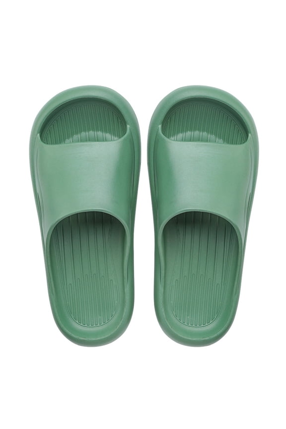 Shower Shoes for Womens Mens Massage Pool Slides Quick Drying Beach House Slippers Green
