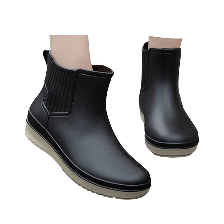 Waterproof Rain Boots with Pull-On Design, Non-Marking Sole Kids main image 2
