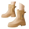 thumbnail image 1 of Mepaouo Women's Ankle Rain Boots Waterproof Chelsea Booties Stretch Short Garden Work Shoes(Yellow,7.5), 1 of 7