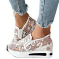 thumbnail image 1 of Mepaouo Women's Breathable Slip on Casual Shoes Mesh Platform Wedges Heel Walking Shoes Sneakers, 1 of 7