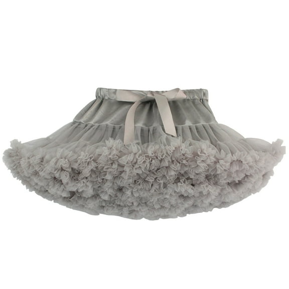 Mepaouo Women's Chiffon Puffy Tutu Petticoat Tulle Princess Ballet Dance Pettiskirts Skirts Underskirt