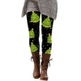 thumbnail image 1 of Mepaouo Women's Christmas Crossover Leggings High Waisted Ankle Length Workout Yoga Tights, 1 of 4