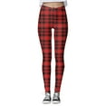 thumbnail image 1 of Mepaouo Women's Christmas Crossover Leggings High Waisted Buttery Soft Printed Tights, 1 of 5