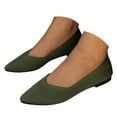 thumbnail image 1 of Mepaouo Women's Flats Shoes Pointed Toe Knit Ballet Comfortable Dressy Slip on Ballerian Walking Shoe, 1 of 8