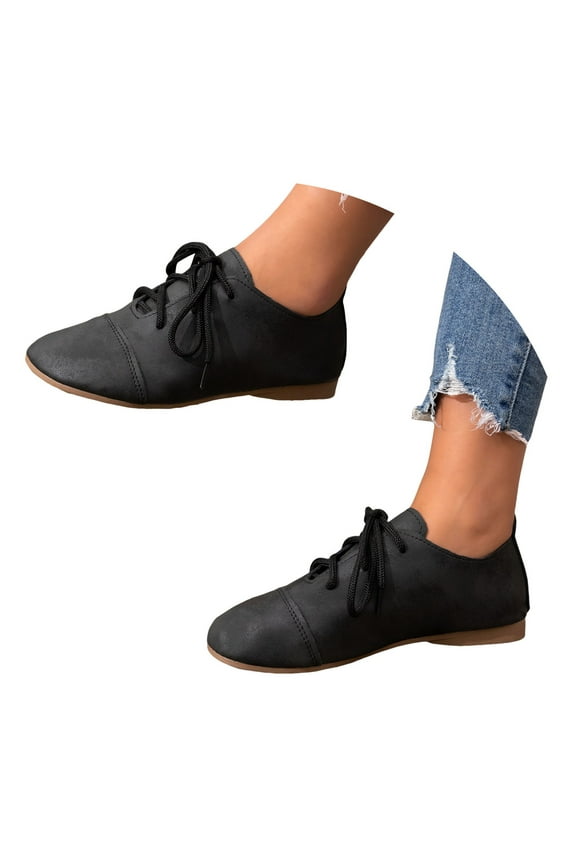 Women's Flats Soft Leather Mary Jane Comfortable Ballet Business Casual Work Slip on Dress Shoes