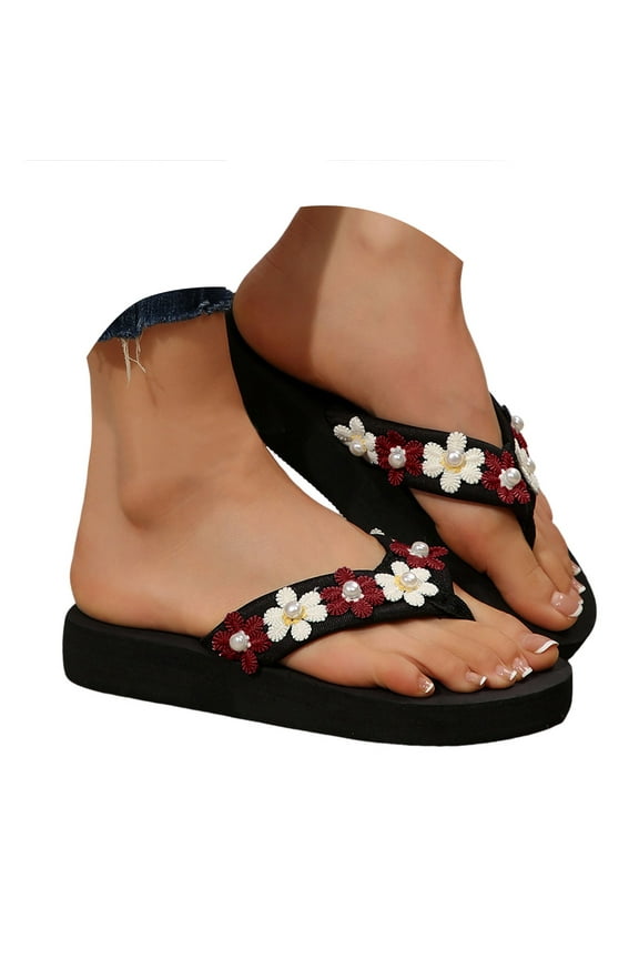 Women's Flip Flops Arch Support Comfortable Casual Summer Beach Thong Sandals Slide Shoes