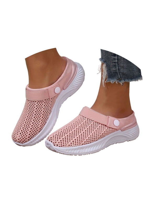 Women's Garden Clogs Shoes Hiking Slip on Sandals Sports Water Mules Slippers with Adjustable Strap