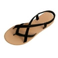thumbnail image 1 of Mepaouo Women's Gladiator Flat Sandals Fisherman Strappy Summer Shoes Criss Cross Straps Flip Flops Size 9.5, 1 of 7