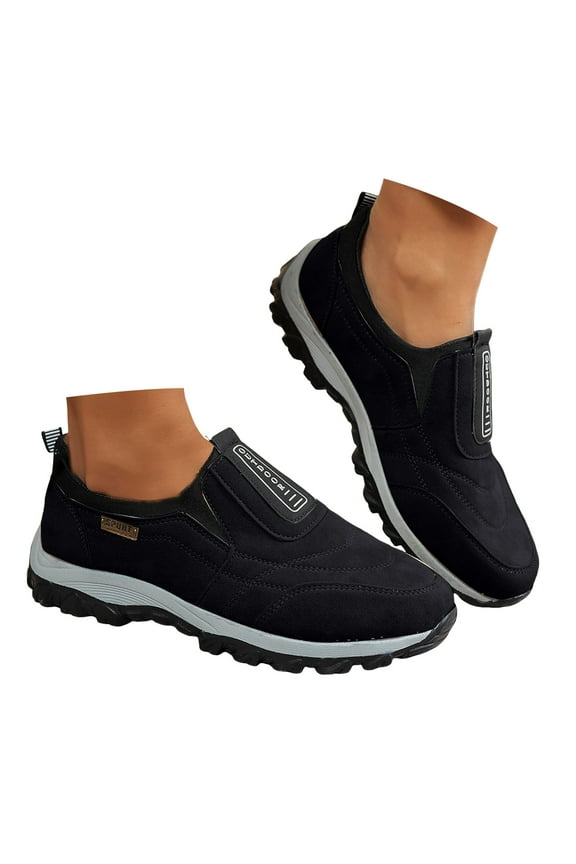 Women's Hands Free Shoes Waterproof Slip on Sneakers Trail Hiking Boat Water Shoes Black 8