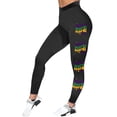 thumbnail image 1 of Mepaouo Women's High Waisted Yoga Pants Tummy Control Shiny Sports Tights Workout Leggings Sizes S-2XL, 1 of 4