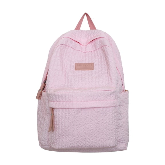 Mepaouo Women's Laptop Backpack College Travel Sport Rucksack Waterproof Computer Bag Satchel(Pink)