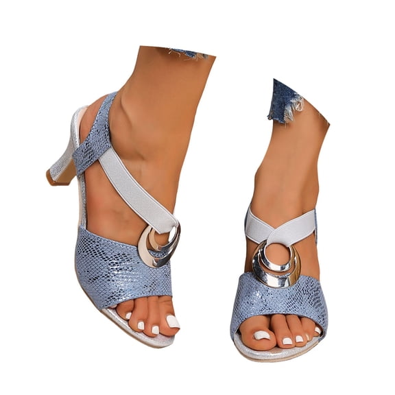 Mepaouo Women's Low Kitten Heels T Strap Platform Sandals Open Toe Dress Wedding Prom Pumps