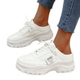 thumbnail image 1 of Mepaouo Women's Men's Slip on Mules Sneakers Closed Toe Half Drag Backless Casual Walking Flats Shoes, 1 of 9