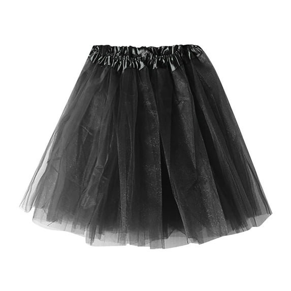 Mepaouo Women's Mini Tulle Skirt Vintage Adult Ballet Dance Tutus Carnival Rave Festival Skirts