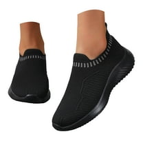 Mepaouo Women's Orthopedic Walking Shoes Athletic Slip on Casual Tennis Sneakers Mesh Workout Flats