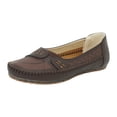 thumbnail image 1 of Mepaouo Women's Penny Loafers Casual Slip on Walking Driving Flats Business Work Mocs Boat Shoes, 1 of 8