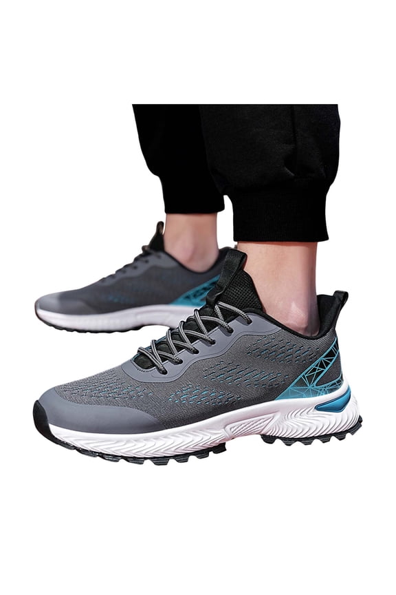 Women's Running Walking Tennis Shoes Mens Slip on Fashion Sneakers Mesh Work Shoes