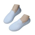 thumbnail image 1 of Mepaouo Women's Slip on Loafer Shoes Mesh Casual Ballet Flat Nurse Knit Walking Sneakers(White,6.5), 1 of 7