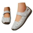 thumbnail image 1 of Mepaouo Women's Slip on Loafers Casual Walking Mary Jane Flats Closed Toe Summer Sandals with Hook Loop, 1 of 8