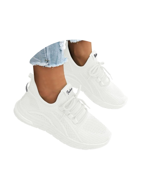Women's Slip on Walking Running Shoes Breathable Casual Fashion Sneakers for Gym Workout Sports