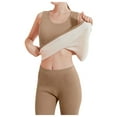 thumbnail image 1 of Mepaouo Women's Thermal Tank Top Fleece Lined Shirt Camisole Sleeveless Thermal Top Vest(Coffee,L), 1 of 6