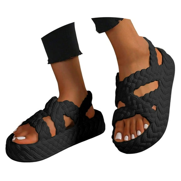 Mepaouo Women's Walking Sandals Strappy Platform Sport Orthopedic Sandal Arch Support Summer Beach Shoes