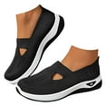 thumbnail image 1 of Mepaouo Women's Walking Shoes 2025 Wove Orthopedic Diabetic Sneakers Work Slip on Running Flats, 1 of 8