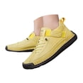thumbnail image 1 of Mepaouo Women's Walking Shoes Lightweight Hiking Sneakers Leather Slip on Loafers Workout Running Shoes, 1 of 6