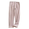 thumbnail image 1 of Mepaouo Women's Warm Plush Pajama Pants Soft Fluffy Pajama Sleep Pants Bottoms Sleepwear(Pink,XL), 1 of 5