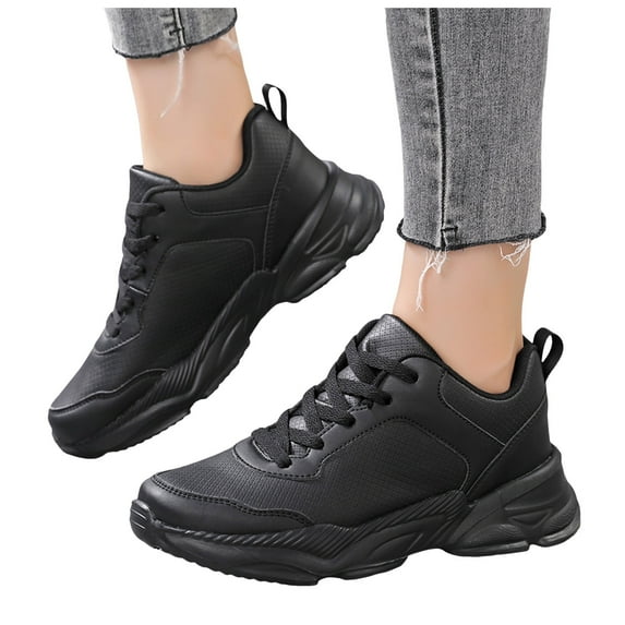 Mepaouo Women's Waterproof Sport Sneakers Arch Support Gym Jogging Walking Running Tennis Shoes