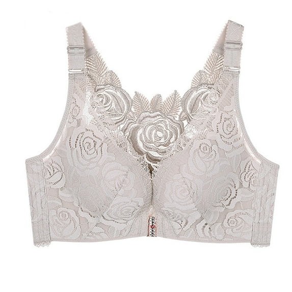 Mepaouo Women's Wireless Bralette Comfort Lace Longline Bras Pushup Full Coverage Everyday Bra(Beige,36D)