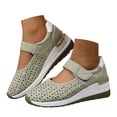 thumbnail image 1 of Mepaouo Women's Working Nurse Shoes Plaform Wedge Slip on Loafers Casual Walking Orthotic Sneakers, 1 of 8