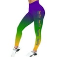 thumbnail image 1 of Mepaouo Women's Yoga Pants High Waisted Tummy Control Carnival Rave Leggings Tights Sizes S-2X, 1 of 4