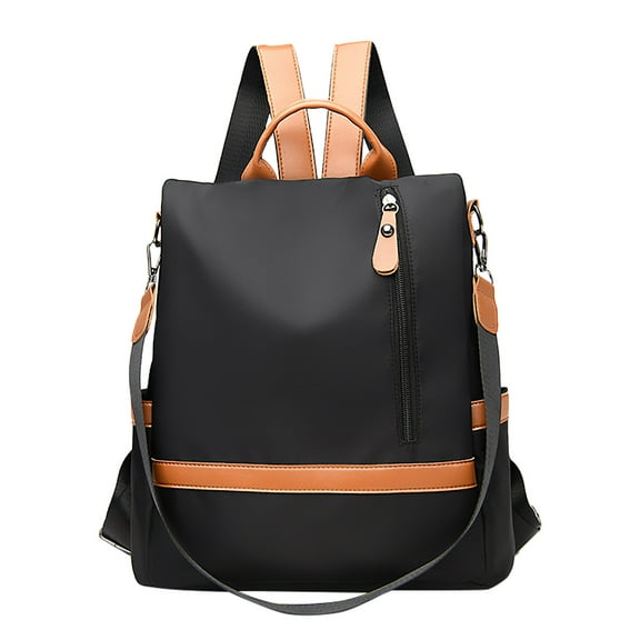 Mepaouo Womens Backpack Purse Leather Anti Theft Large Fashion Ladies Travel Shoulder Bags Schoolbag(Black)