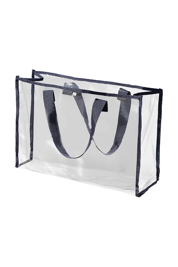 Womens Clear Tote Bag Stadium Approved Large Transparent Clutch Purse for Gym Concert Sports