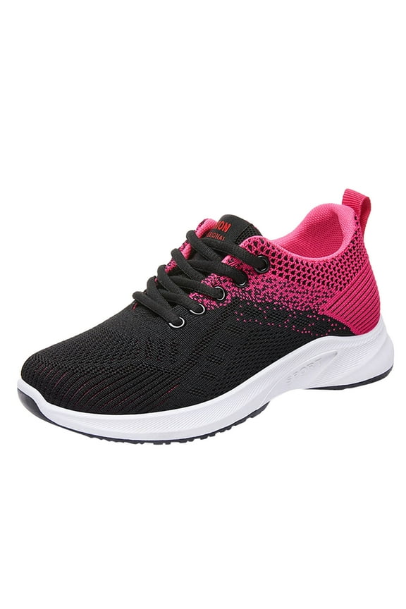 Womens Fashion Sneakers Memory Foam Running Shoes Lightweight Comfy Walking Shoes for Couples